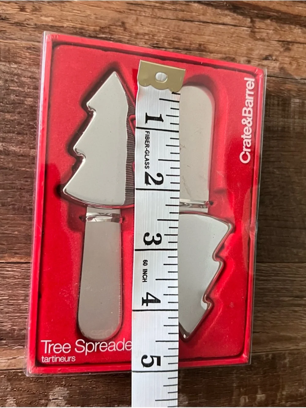 Crate&Barrel Silver Tree Spreaders - Set of 2